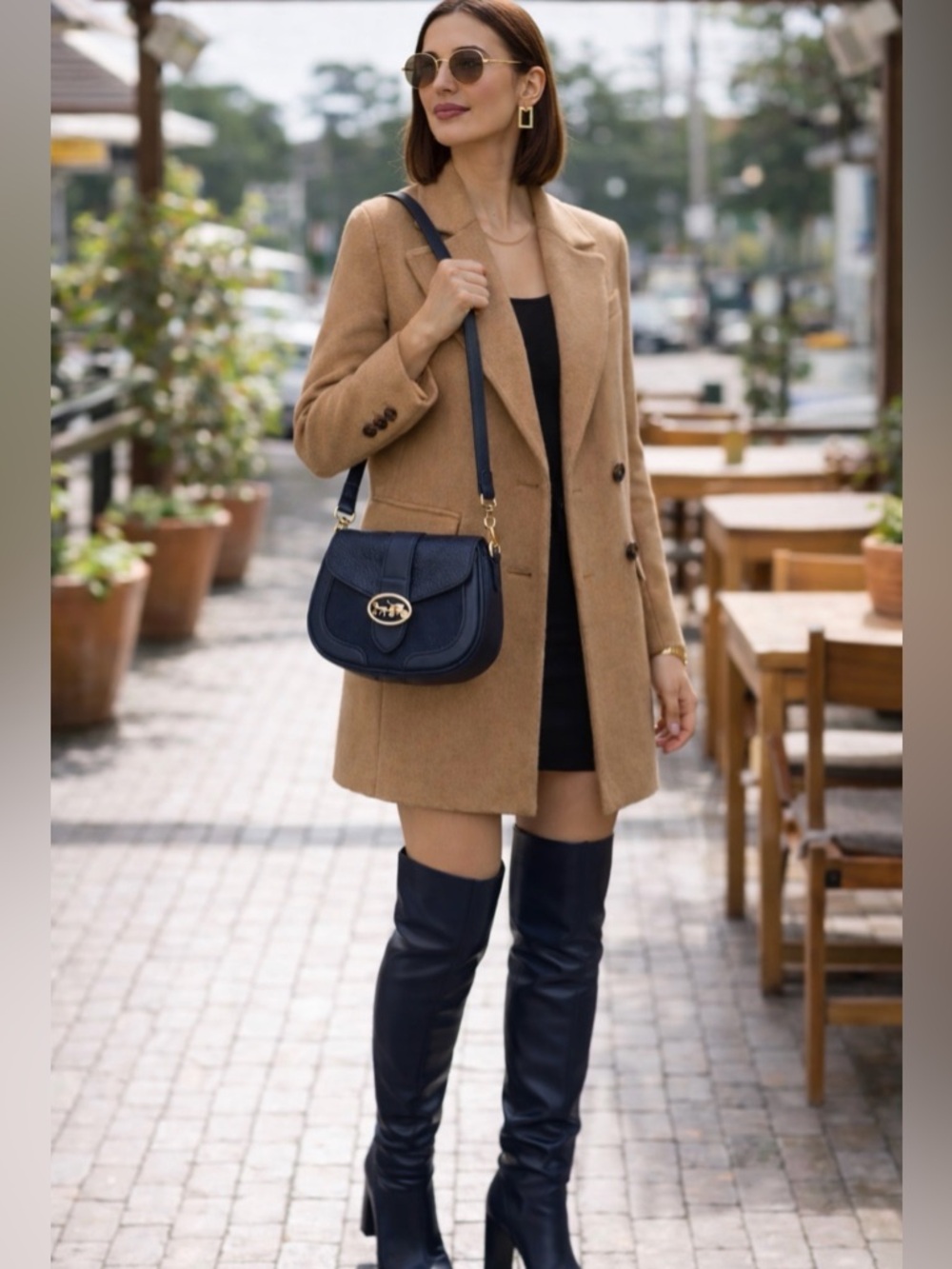 Coach Burgundy Leather Interior Patch Handbag - Picture 2 of 16